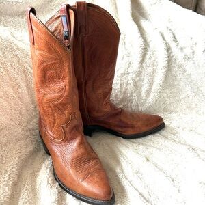 Men’s Dingo Suede Leather Cowboy Boots